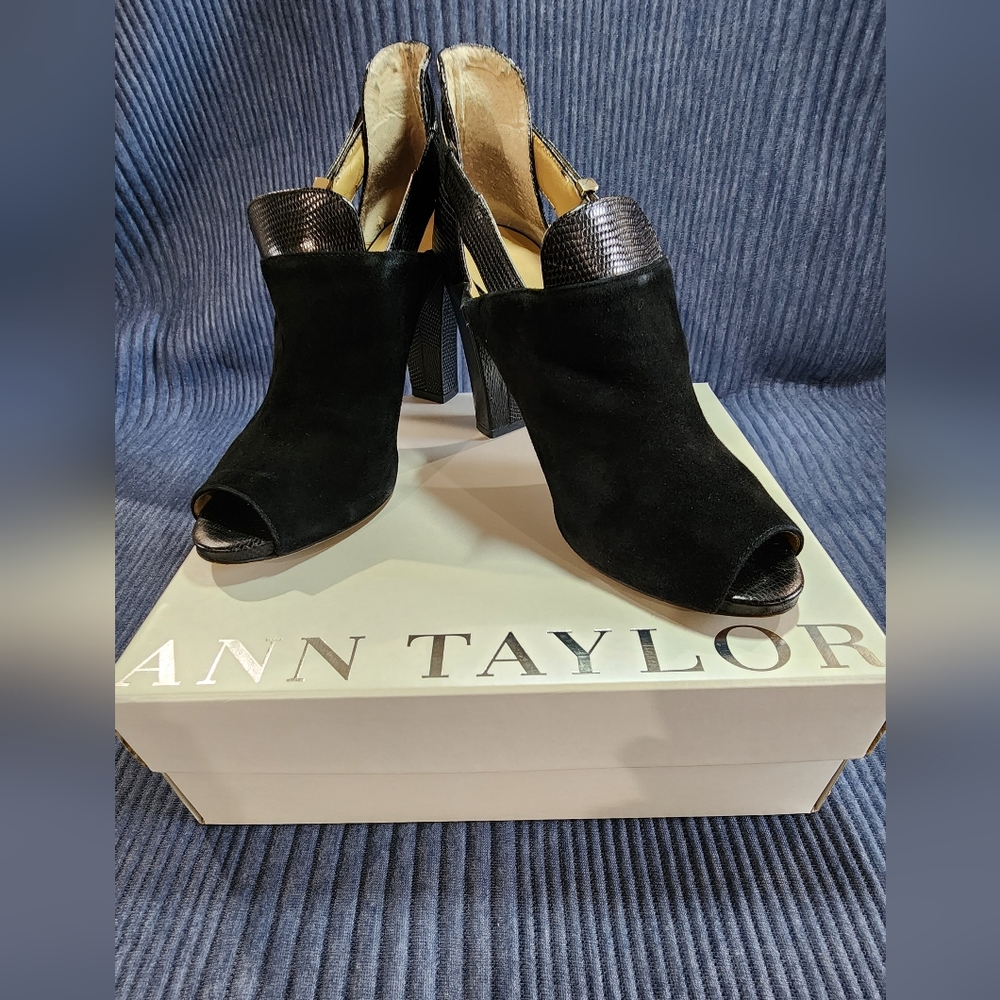 Ann Taylor Annaleigh Peeptoe Shoetie size 8 $25